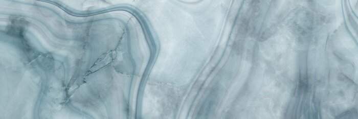 Sticker  Effet marbré bleu