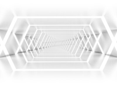 Elégant tunnel blanc