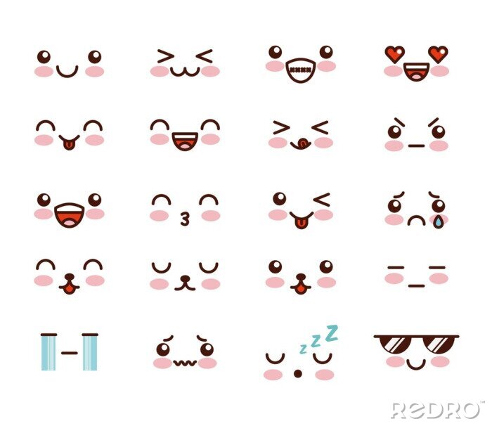 Sticker  Émoji Kawaii