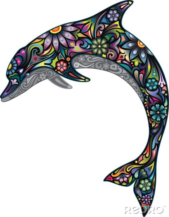 Sticker  Enthousiaste dauphin