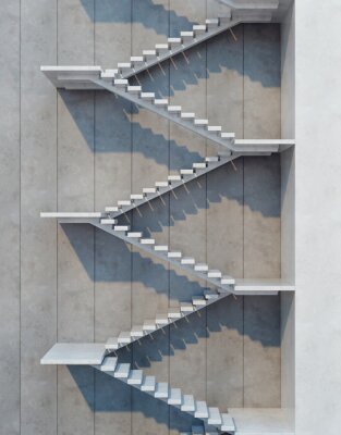 Escalier tridimensionnel