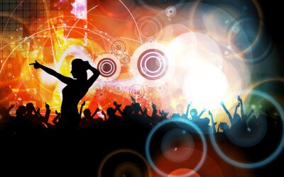 Sticker  événement musical