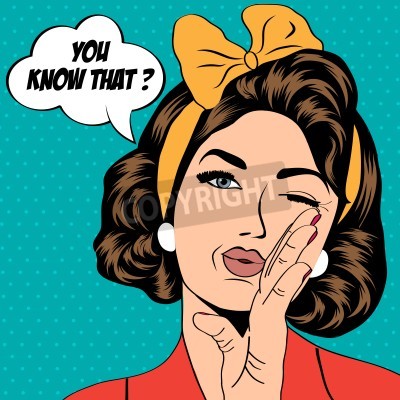 Sticker  Femme style BD