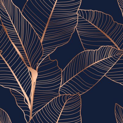 Feuilles de palmier en cuivre