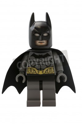 Sticker  Figurine Batman super-héros LEGO dans une cape