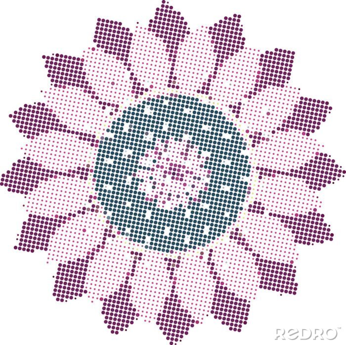 Sticker  fleur