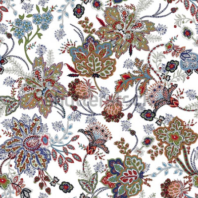 Sticker  fleur aquarelle transparente