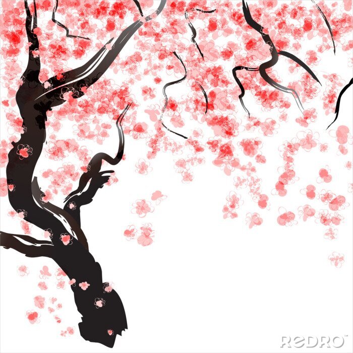 Sticker  Fleur de cerisier
