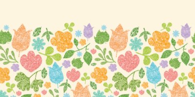 Sticker  Fleurs de style folklorique