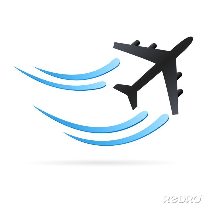 Sticker  Flugzeug - Icône