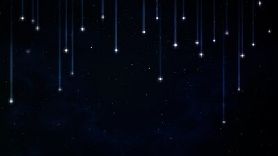 Sticker  Fond paisible, ciel bleu nuit. Éléments fournis par la NASA