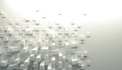 Papier peint  Fond unie et motif géométrique