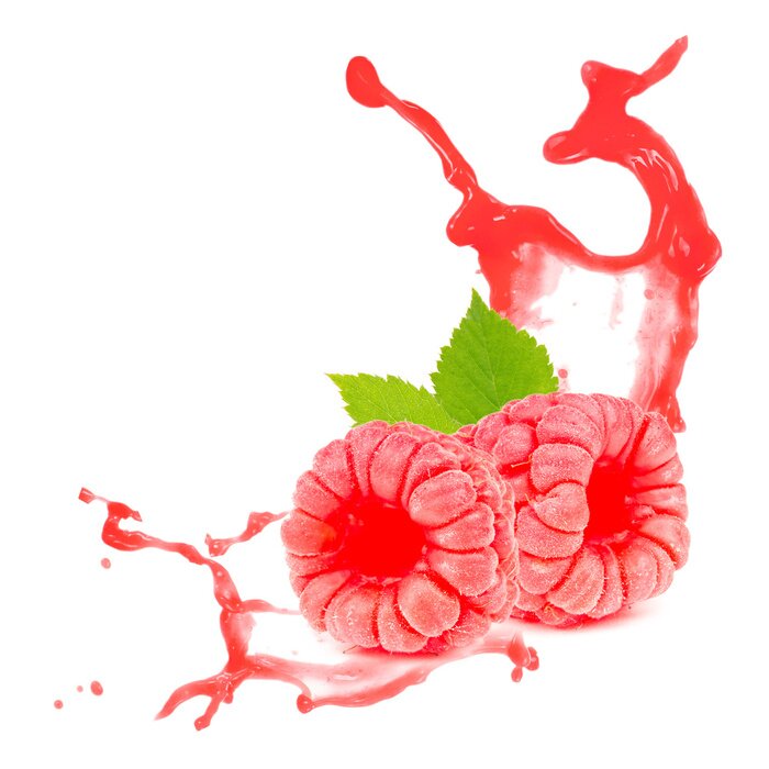 Sticker  Framboise splash