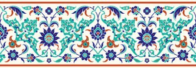 Sticker  Frontière sans couture turco-ottomane traditionnelle
