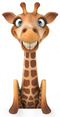 Sticker  Fun girafe