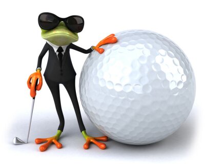 Sticker  Fun grenouille