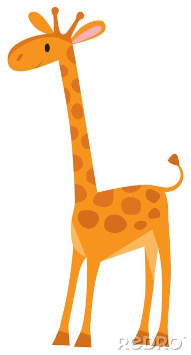 Sticker  Funny giraffe