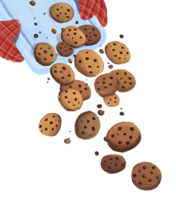 Sticker  Galletas de chocolate