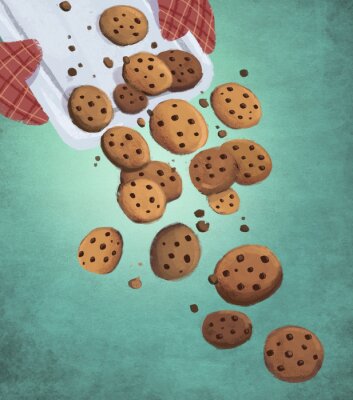 Sticker  Galletas de chocolate