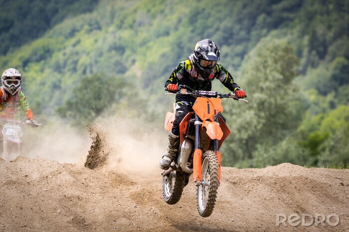 Sticker  gara di motocross