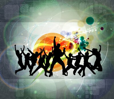 Sticker  Gens de danse