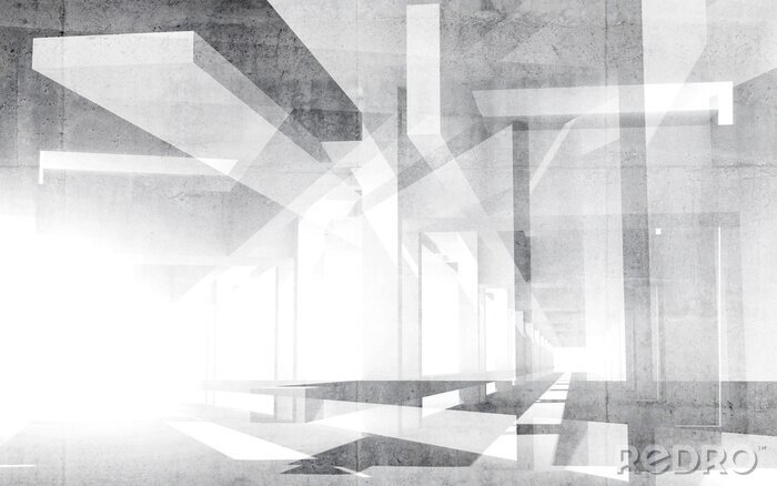 Sticker  Géométrie et effet de profondeur