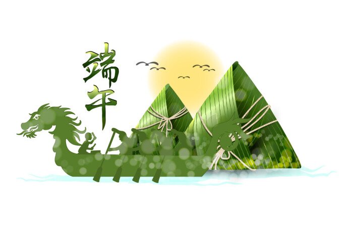 Sticker  Giant rice dumplings, dragon boat festival.