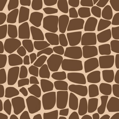 Sticker  Giraffe spots de façon transparente