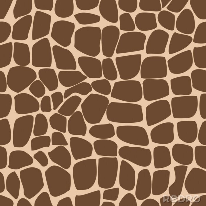 Sticker  Giraffe spots de façon transparente