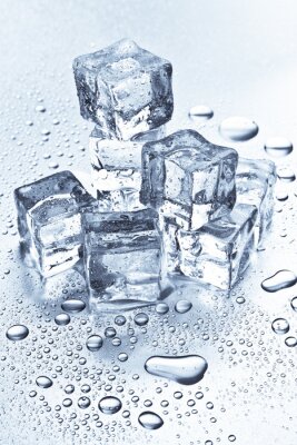 Sticker  Glaçons en train de fondre