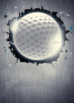 Sticker  Golf fond