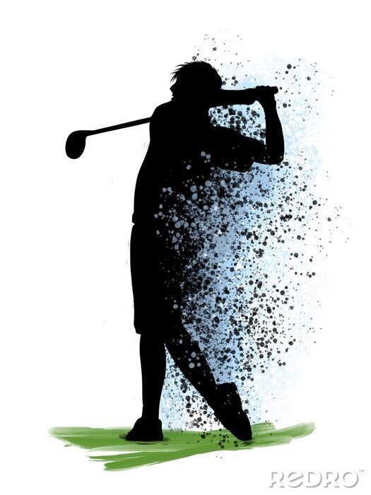 Sticker  Golf sportif