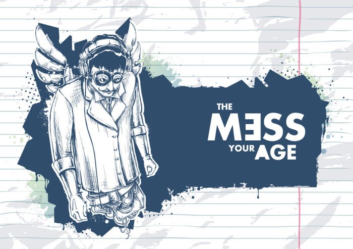 Sticker  Graffiti dans un cahier