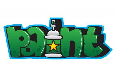 Sticker  Graffiti. Mot de peinture