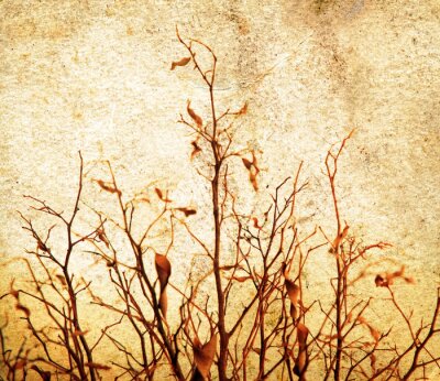 Sticker  Grunge arbre