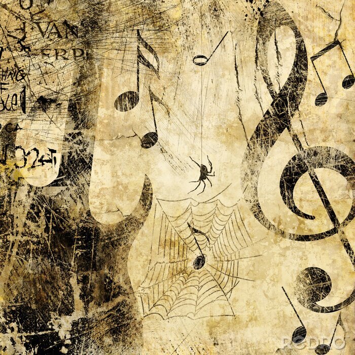 Sticker  grunge de la musique - ou rock-n-roll ne mourra jamais