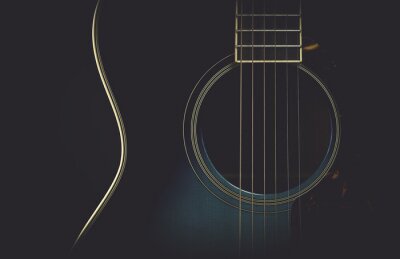 Sticker  Guitare abstraite