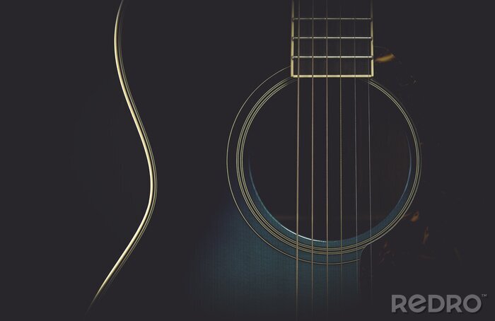 Sticker  Guitare abstraite