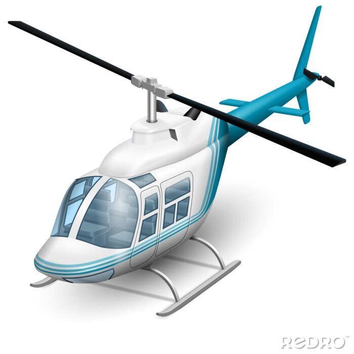 Sticker  Helicopter icon