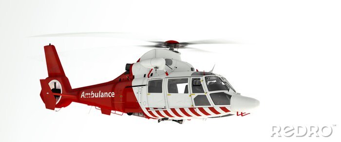 Sticker  Hélicoptère de sauvetage