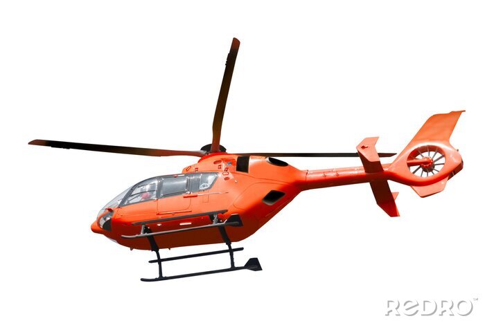 Sticker  Hélicoptère de sauvetage isolé