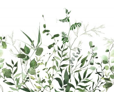 Sticker  Herbes au vent