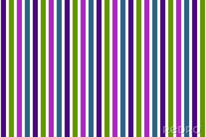 Sticker  Hintergrund mit Streifen dans violett, grün, rose und blau