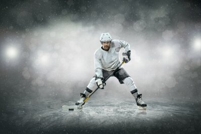 Sticker  Hockey, joueur, glace, dehors