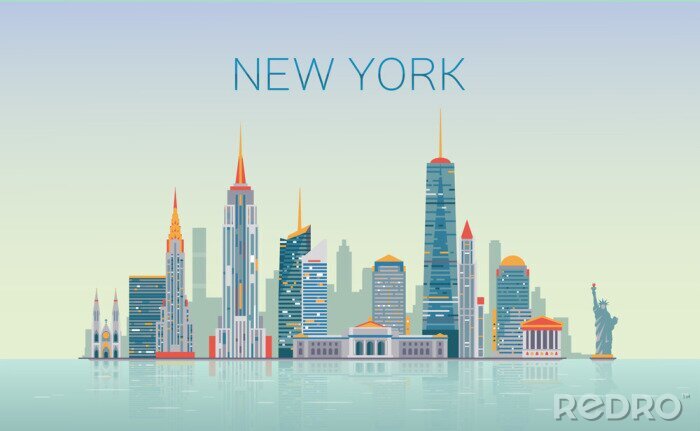 Sticker  Horizon de New York