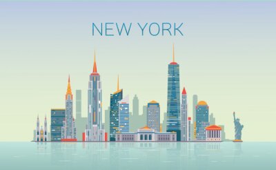 Sticker  Horizon de New York