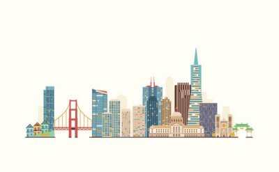 Sticker  Horizon de San Francisco