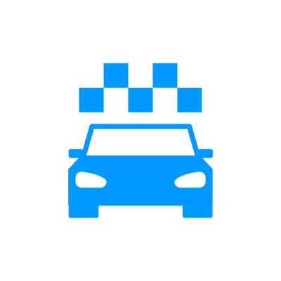 Sticker  Icône de taxi. Appartement