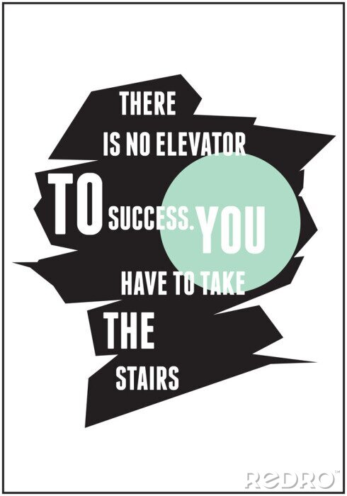 Sticker  Il n'y a pas de raccourci vers le succès