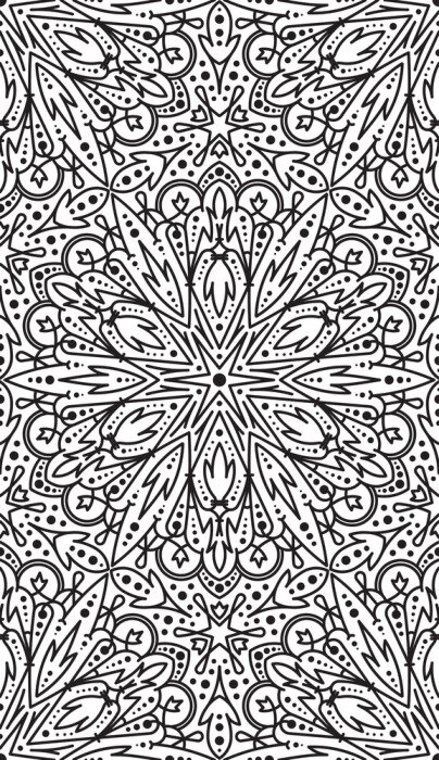 Sticker  Illustration bicolore avec motif étoile